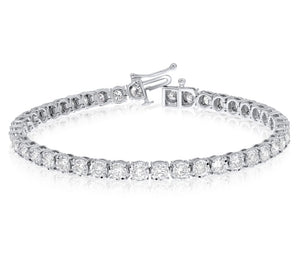 5.00ct White Diamond Bracelet set in 14KT White Gold / T212057C