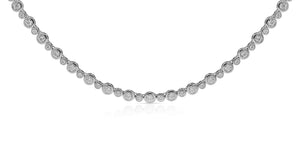 1.22ct Diamond Necklace set in  14KT White Gold / NK400393