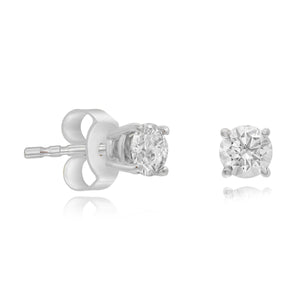 0.64ct Diamond Earrings set in 14KT White Gold / ERST158