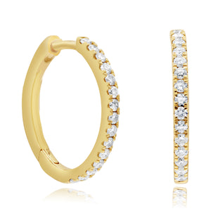 0.33ct Diamond Earrings set in 14KT Yellow Gold / HP401482B