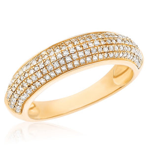 0.45ct Diamond Ring set in 14KT Yellow Gold / JBBD40092