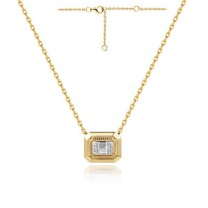 0.09ct Diamond Necklace set in 14KT Yellow Gold / N25786A