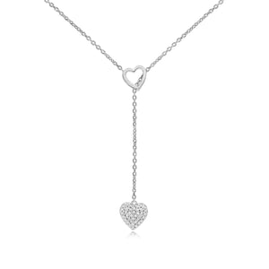 0.17ct Diamond Necklace set in 14KT White Gold / NEOT9052