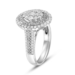 1.39ct Diamond Ring set in 14KT White Gold / RB473A