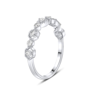 0.29ct Diamond Ring set in 18KT White Gold / AR15014