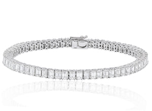 11.93ct Diamond Bracelet set in 18KT White Gold / BJ695A2