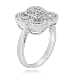 0.54ct Diamond Ring set in 18KT White Gold / BR1039A