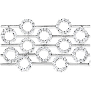 7.50ct Diamond Bracelet set in 14KT White Gold  / BR39R