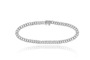 0.83ct Diamond Bracelet set in 14KT White Gold / CB400186B