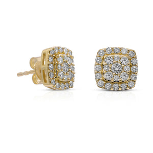 0.78ct Diamond Earrings set in 14KT Yellow Gold / EP03902B
