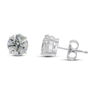 2.61ct Diamond Earrings set in 14KT White Gold / EST5