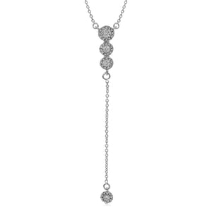 0.26ct Diamond Necklace set in 14KT White Gold / FN2606G