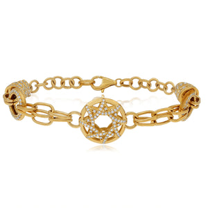 1.55ct Diamond Bracelet set in 18KT Rose Gold / HB015
