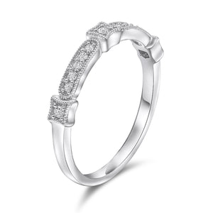 0.12ct Diamond Ring set in  14KT White Gold / JBBD40146