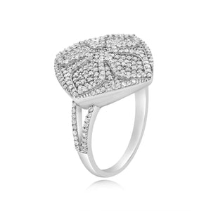 0.63ct Diamond Ring set in 14KT White Gold / JBFR56003