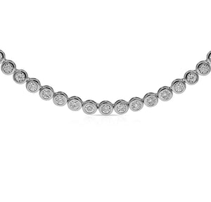 1.90ct Diamond Necklace set in 14KT White Gold / NK400391