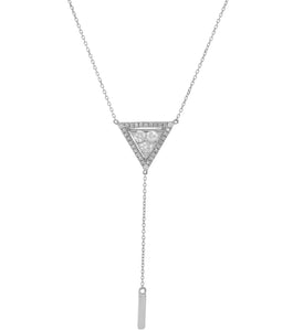 0.24ct Diamond Necklace set in 14KT White Gold / NL26427A