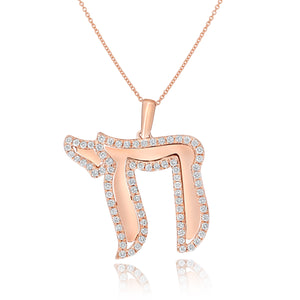 0.30ct Diamond Charms Pendant set in 14KT Rose Gold / PH359A1