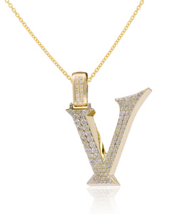 1.66ct Diamond Pendant set in 14KT Yellow Gold / PN400834A