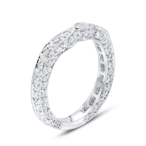 0.80ct Diamond Ring set in 18KT White Gold / R02542
