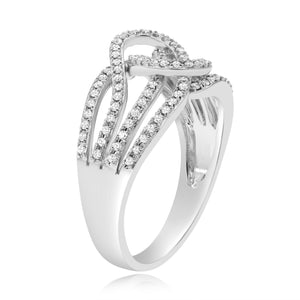 0.44ct Diamond Ring set in 14KT White Gold / R10099B
