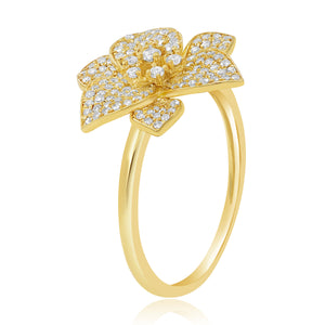 0.46ct Diamond Ring set in 14KT Yellow Gold / R15792A2