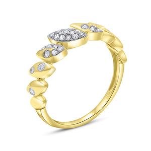 0.19ct Diamond Ring set in 14KT Yellow Gold / R25742A