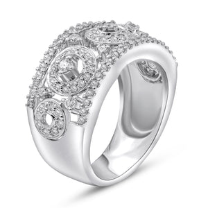 0.86ct Diamond Ring set in 14KT White Gold / R5601