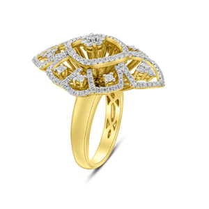 1.22ct Diamond Ring set in 14KT Yellow Gold / RB465B