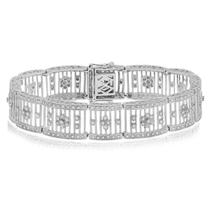 1.22ct Diamond Bracelet set in 14KT White Gold / S20149