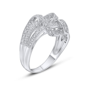 0.22ct Diamond Ring set in 14KT White Gold / S5140C