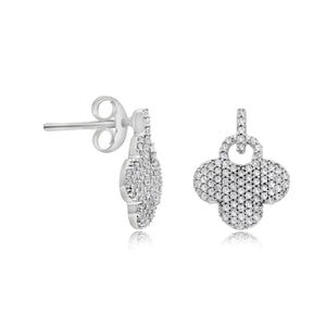 0.36ct Diamond Earrings set in 14KT White Gold / SE1D0395