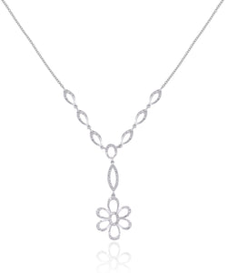 0.31ct Diamond Necklace set in 14KT White Gold / SN032162