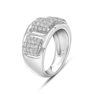 0.95ct Diamond Ring set in 14KT White Gold / SR027369