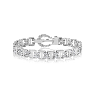 1.53ct Diamond Bracelet set in 14KT White Gold / T13977A